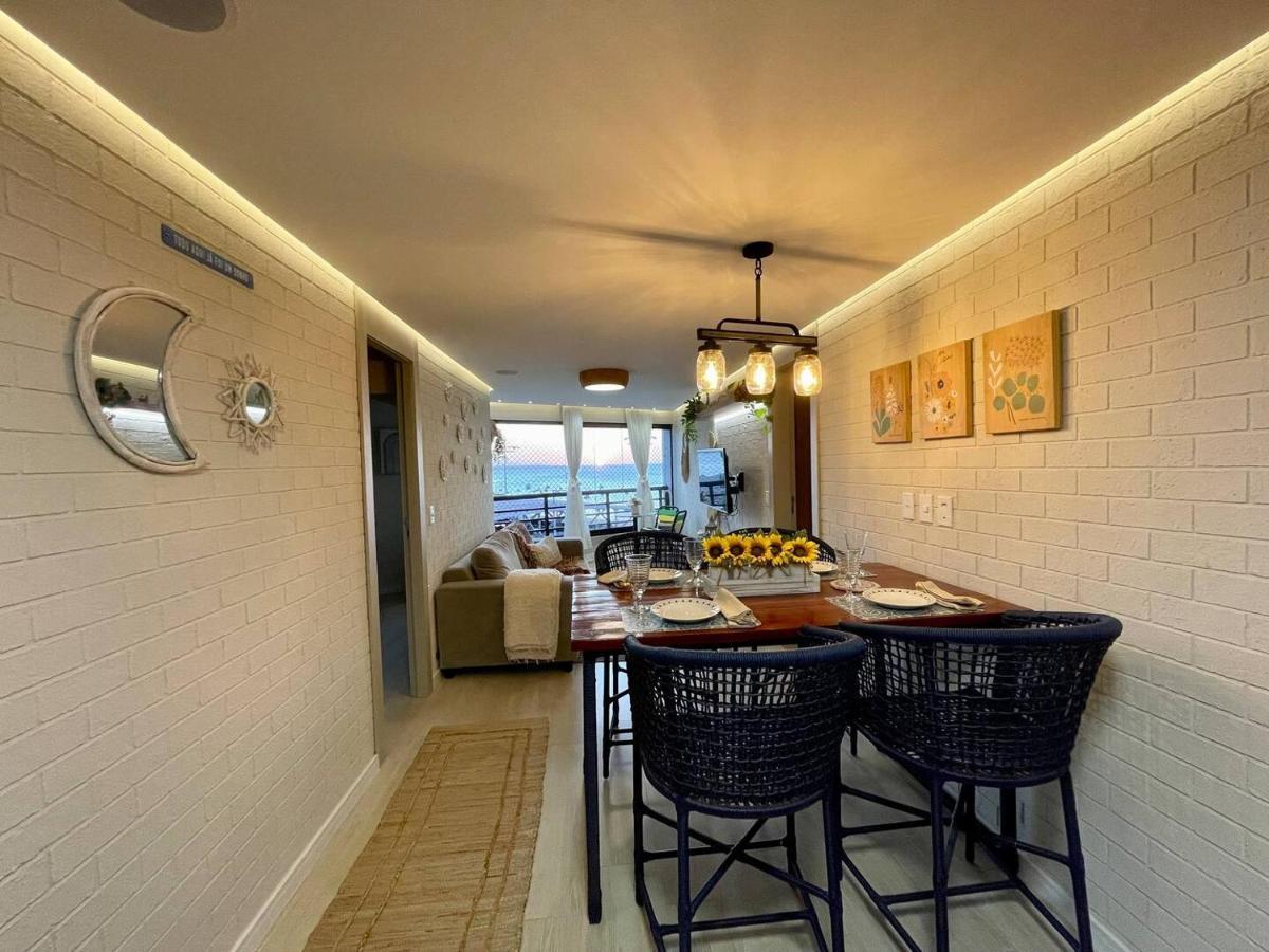 Flat Luxuoso Alto Padrao Frente Mar Com 2 Suites No Iate Plaza Fortaleza Dış mekan fotoğraf