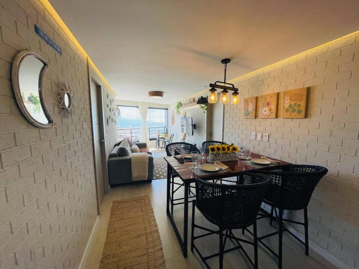 Flat Luxuoso Alto Padrao Frente Mar Com 2 Suites No Iate Plaza Fortaleza Dış mekan fotoğraf