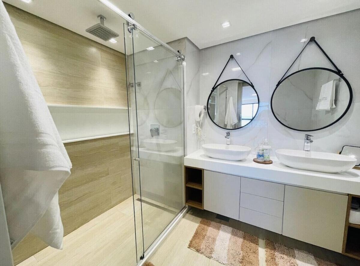 Flat Luxuoso Alto Padrao Frente Mar Com 2 Suites No Iate Plaza Fortaleza Dış mekan fotoğraf